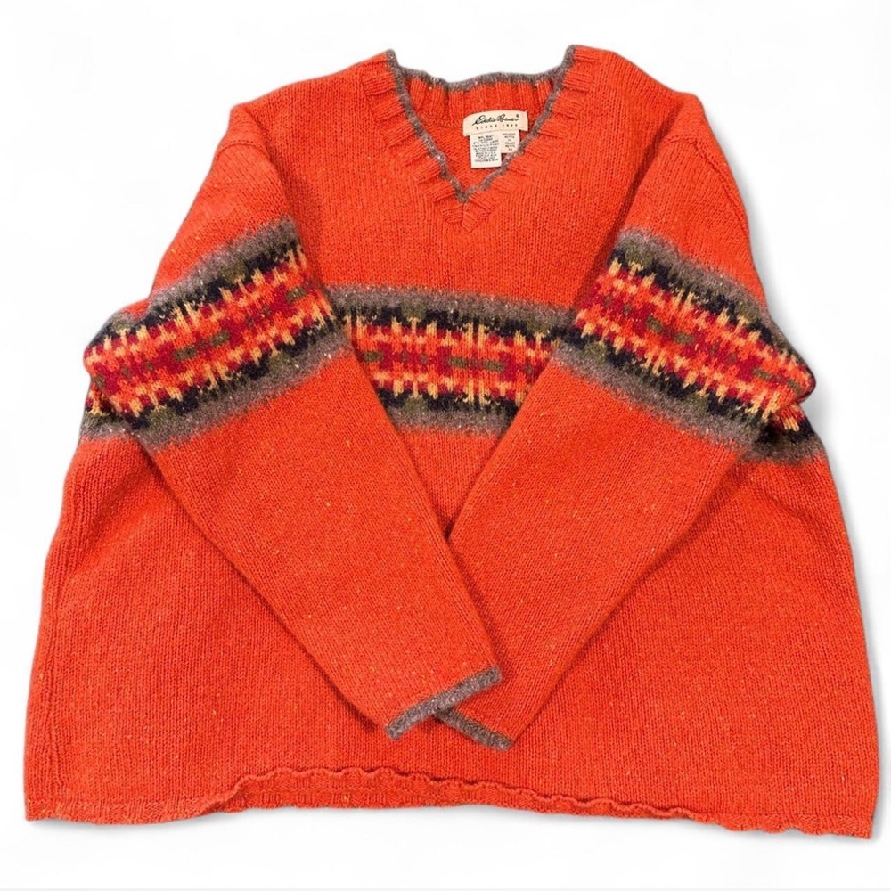 Cozy Orange Sweater